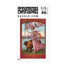 San Francisco Festival 1910 Postage Stamps