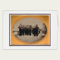 San Francisco Fire Brigade on Meiggs Wharf (40090) cards by Bancroft San Francisco Fire Brigade on Meiggs Wharf (40090) cards