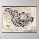 San Francisco fire map - 1908 (Punnet Bros) BigMap Print