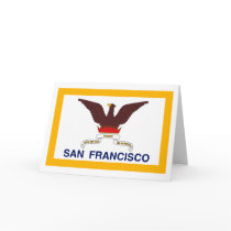 San Francisco Flag Greeting Card by FlagTshirts San Francisco Flag Greeting Card