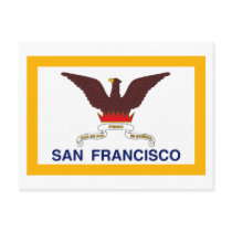 San Francisco Flag Postcard by FlagTshirts San Francisco Flag Postcard