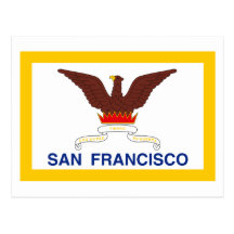 San Francisco Flag Postcard