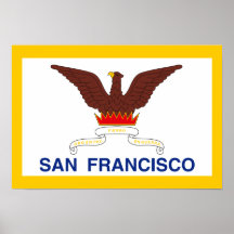 San Francisco Flag Print