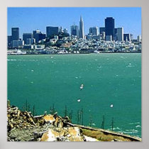 San Francisco from Alcatraz Posters