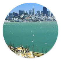 San Francisco from Alcatraz Sticker