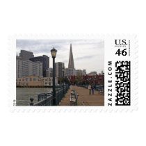 San Francisco from Pier 39 Postage Stamp