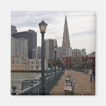 San Francisco from Pier 39 Refrigerator Magnet