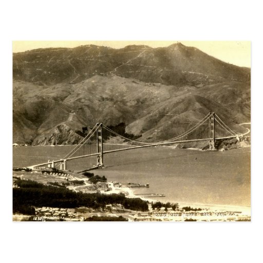 San Francisco, Golden Gate Bridge, 1930s Vintage Postcards