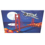San Francisco Golden Gate Bridge Stretched Canvas Print
