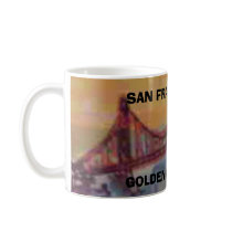 SAN FRANCISCO,GOLDEN GATE BRIDGE mugs by mikegranatt SAN FRANCISCO,GOLDEN GATE BRIDGE mugs