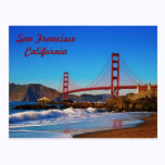 San Francisco Golden Gate Bridge Postcard postcards