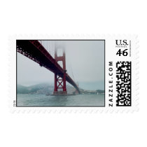 San Francisco Golden Gate Bridge - Postcard Postage Stamp