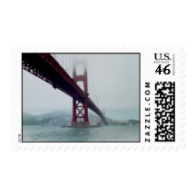 San Francisco Golden Gate Bridge - Postcard Postage Stamp