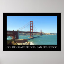 San Francisco Golden Gate Bridge Posters