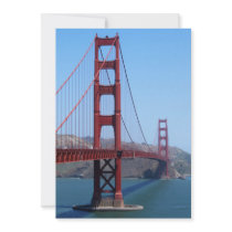 San Francisco Golden Gate Custom Invitation