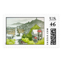 San Francisco Hills Postage Stamp