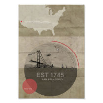 San Francisco History Poster Photo