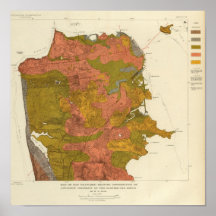 San Francisco intensity of earthquake Poster