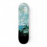 San Francisco Island_cyan Skateboard