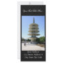 San Francisco Japantowns Peace Tower Rack Card Design