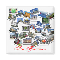 San Francisco Refrigerator Magnets