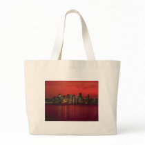 San Francisco Nitetime Skyline Tote Bags
