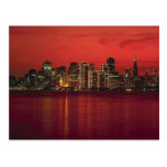 San Francisco Nitetime Skyline Postcard