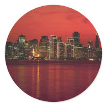 San Francisco Nitetime Skyline Sticker