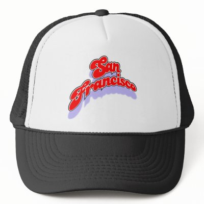 San Francisco openswoop cap Trucker Hat by Duncan_Reed