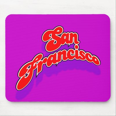 San Francisco openswoop mousepad by Duncan_Reed