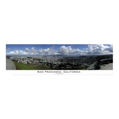 San Francisco Panorama Print by sapientum