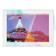 San Francisco Pier 39 Carousel Card