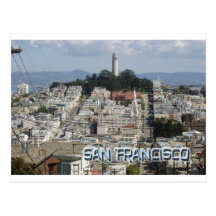 San Francisco Postcard Style