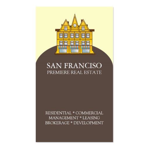 San Francisco Real Estate Business Card Template