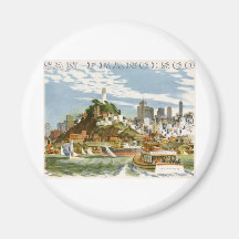 San Francisco Refrigerator Magnets