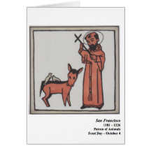 San Francisco Santo Card