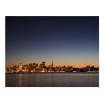 San Francisco Skyline at Sunset Postcard