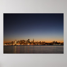 San Francisco Skyline at Sunset Posters