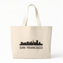 San Francisco Skyline Canvas Bags
