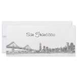 San Francisco Skyline Bookmark rack cards