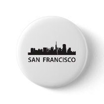 San Francisco Skyline Pinback Button