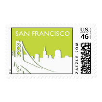 San Francisco Skyline Stamps