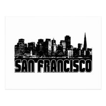 San Francisco Skyline Postcards