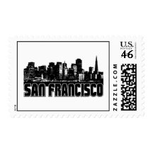 San Francisco Skyline Stamps