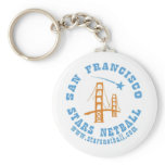 San Francisco Stars Netball Club Keychain