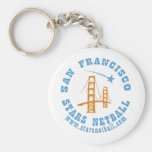 San Francisco Stars Netball Club Keychain