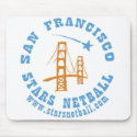 San Francisco Stars Netball Club Mousepad