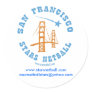 San Francisco Stars Netball Club Round Sticker