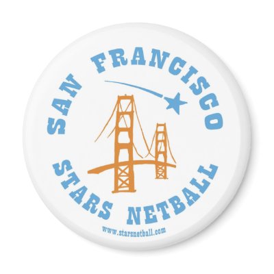 San Francisco Stars Netball Magnet by SFStars