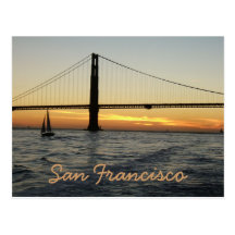 San Francisco Sunset Post Cards